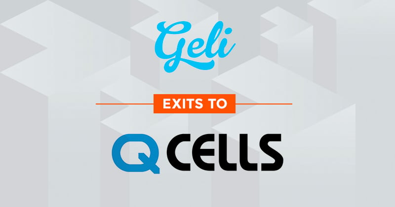 Momenta Ventures Portfolio Company Geli Acquisition by Q CELLS